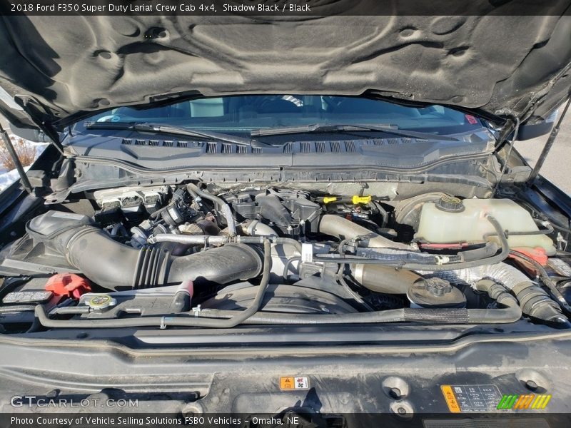 Shadow Black / Black 2018 Ford F350 Super Duty Lariat Crew Cab 4x4