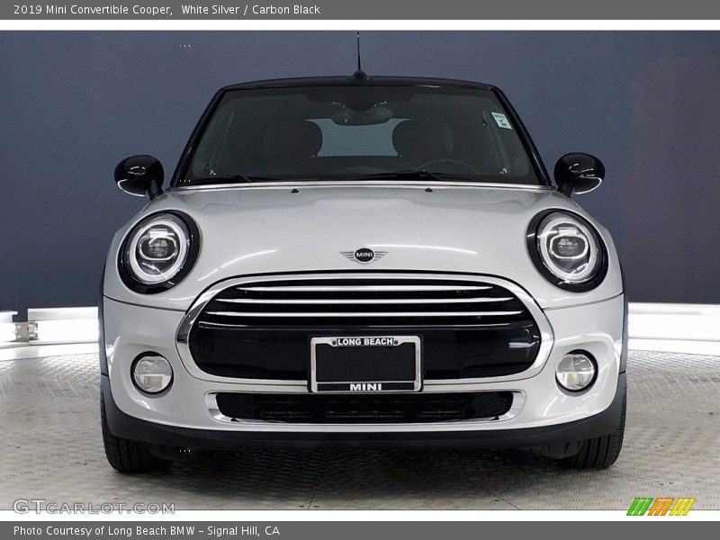 White Silver / Carbon Black 2019 Mini Convertible Cooper