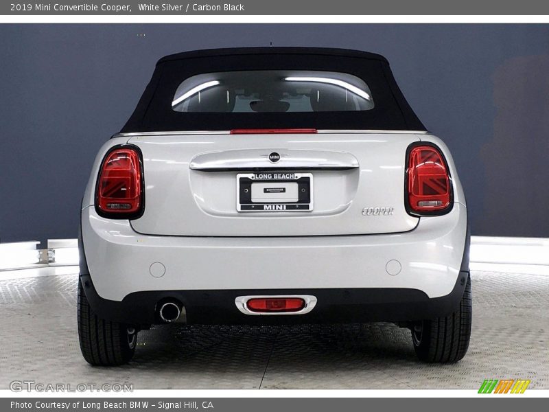 White Silver / Carbon Black 2019 Mini Convertible Cooper