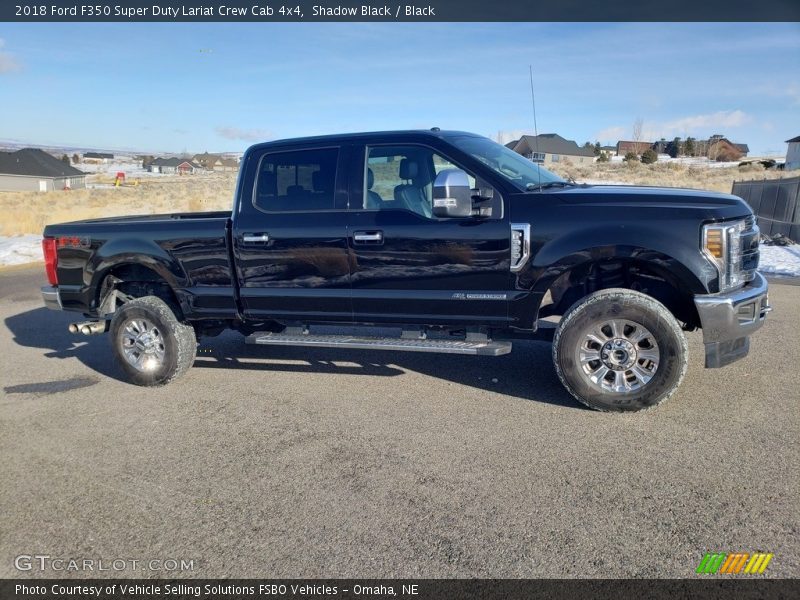 Shadow Black / Black 2018 Ford F350 Super Duty Lariat Crew Cab 4x4