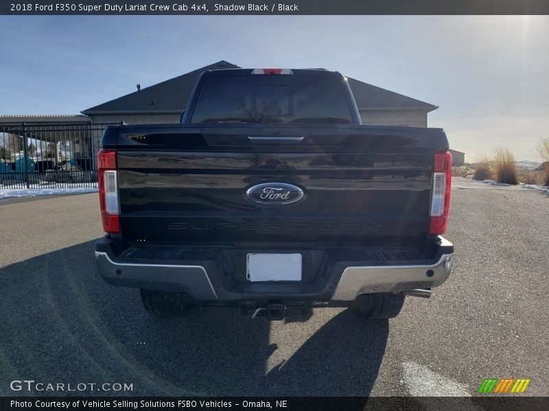 Shadow Black / Black 2018 Ford F350 Super Duty Lariat Crew Cab 4x4