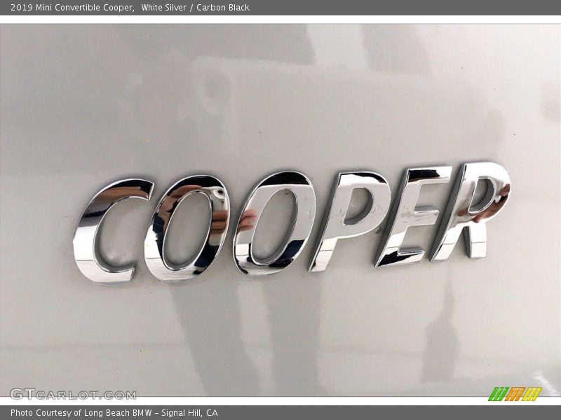 White Silver / Carbon Black 2019 Mini Convertible Cooper