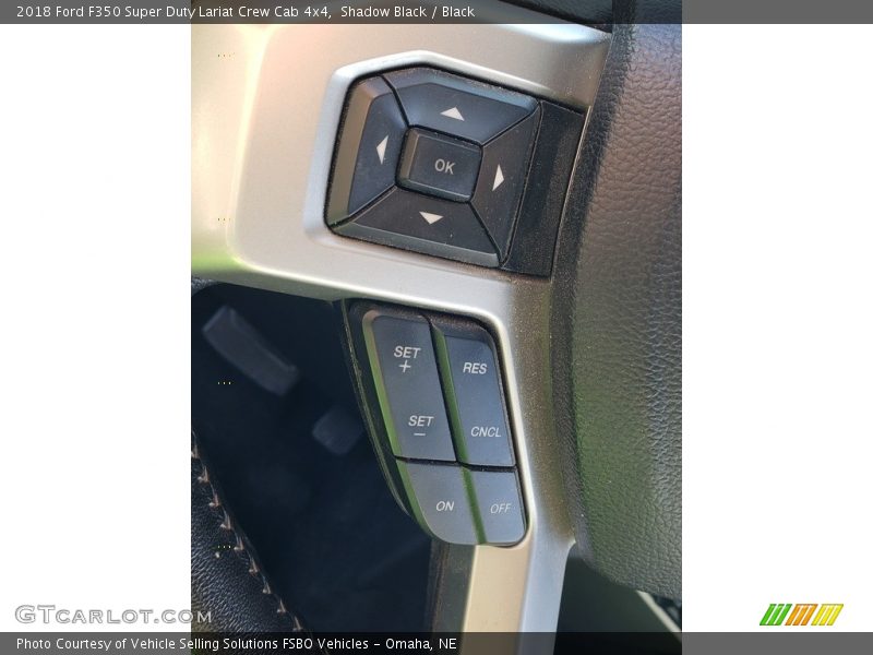 Shadow Black / Black 2018 Ford F350 Super Duty Lariat Crew Cab 4x4