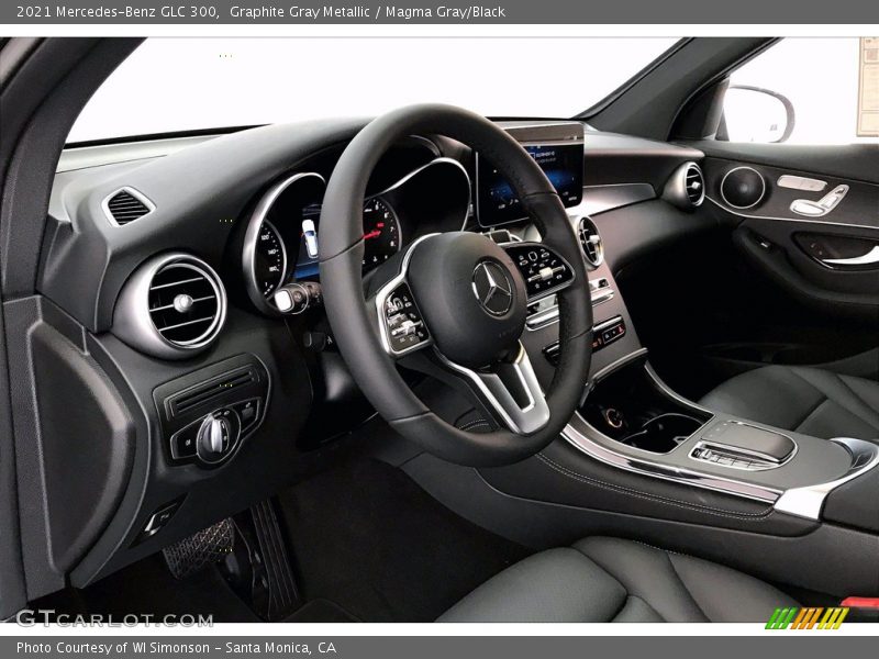 Graphite Gray Metallic / Magma Gray/Black 2021 Mercedes-Benz GLC 300