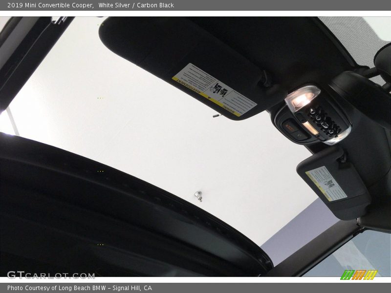White Silver / Carbon Black 2019 Mini Convertible Cooper