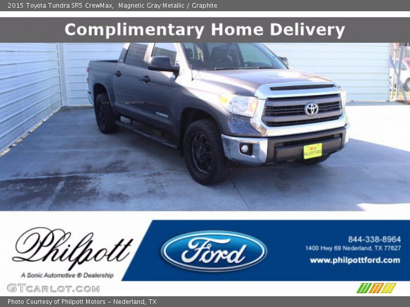 Magnetic Gray Metallic / Graphite 2015 Toyota Tundra SR5 CrewMax