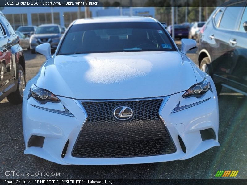 Ultra White / Black 2015 Lexus IS 250 F Sport AWD