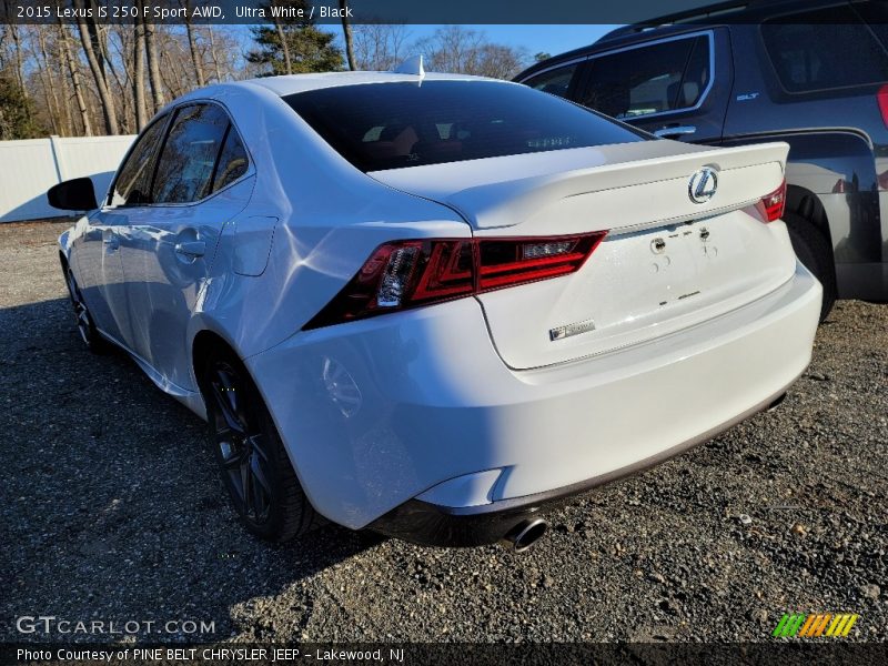 Ultra White / Black 2015 Lexus IS 250 F Sport AWD