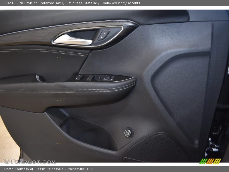 Satin Steel Metallic / Ebony w/Ebony Accents 2021 Buick Envision Preferred AWD