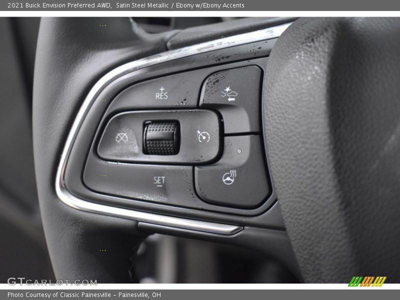 Satin Steel Metallic / Ebony w/Ebony Accents 2021 Buick Envision Preferred AWD