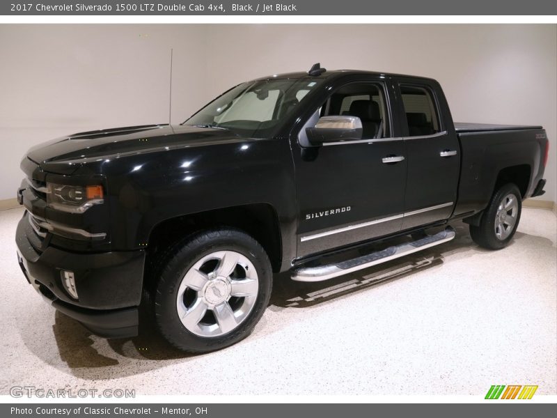 Black / Jet Black 2017 Chevrolet Silverado 1500 LTZ Double Cab 4x4