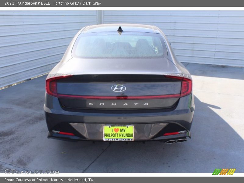 Portofino Gray / Dark Gray 2021 Hyundai Sonata SEL
