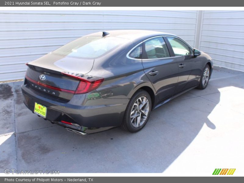 Portofino Gray / Dark Gray 2021 Hyundai Sonata SEL