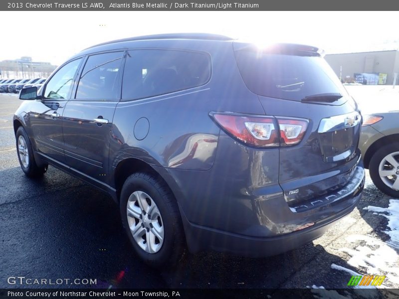 Atlantis Blue Metallic / Dark Titanium/Light Titanium 2013 Chevrolet Traverse LS AWD