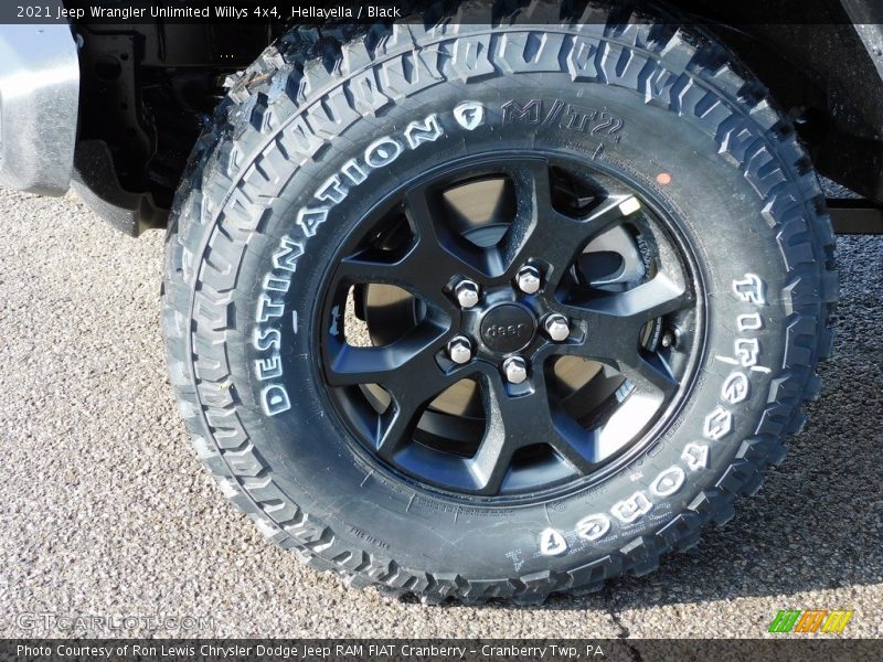  2021 Wrangler Unlimited Willys 4x4 Wheel