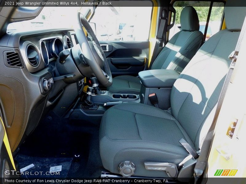 Hellayella / Black 2021 Jeep Wrangler Unlimited Willys 4x4