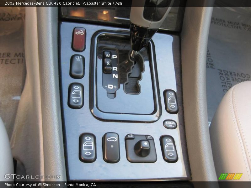 Alabaster White / Ash 2003 Mercedes-Benz CLK 430 Cabriolet