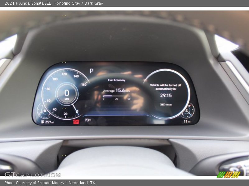 Portofino Gray / Dark Gray 2021 Hyundai Sonata SEL