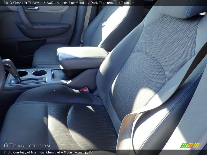 Atlantis Blue Metallic / Dark Titanium/Light Titanium 2013 Chevrolet Traverse LS AWD