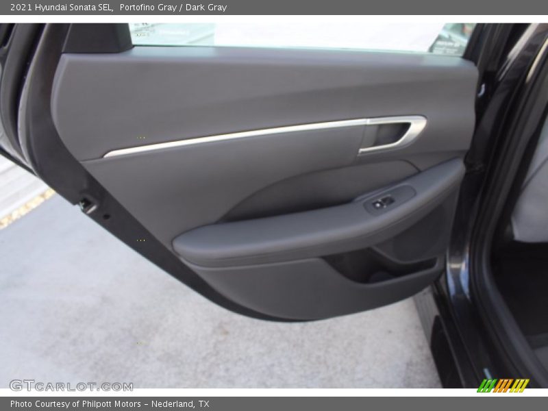 Portofino Gray / Dark Gray 2021 Hyundai Sonata SEL