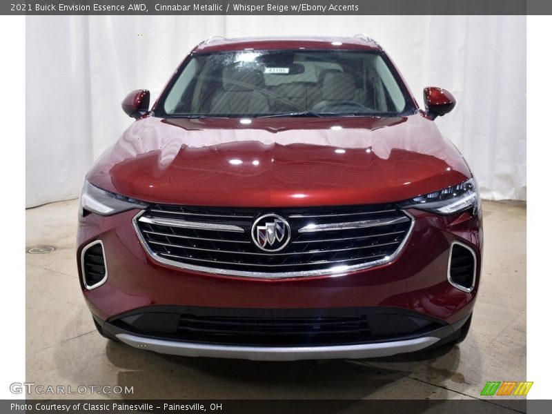 Cinnabar Metallic / Whisper Beige w/Ebony Accents 2021 Buick Envision Essence AWD