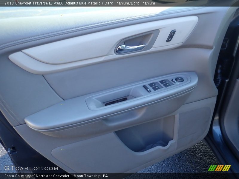 Atlantis Blue Metallic / Dark Titanium/Light Titanium 2013 Chevrolet Traverse LS AWD