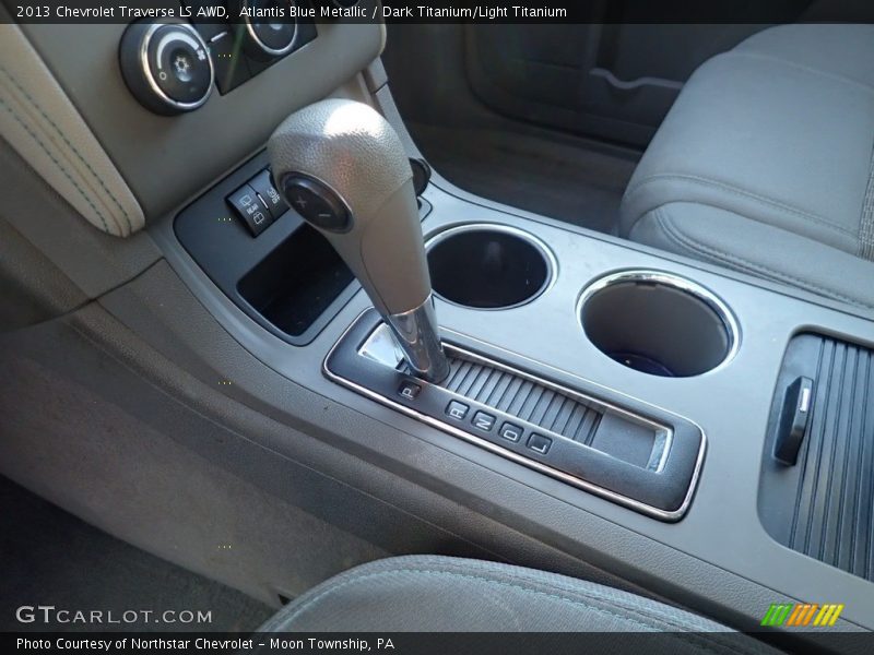 Atlantis Blue Metallic / Dark Titanium/Light Titanium 2013 Chevrolet Traverse LS AWD