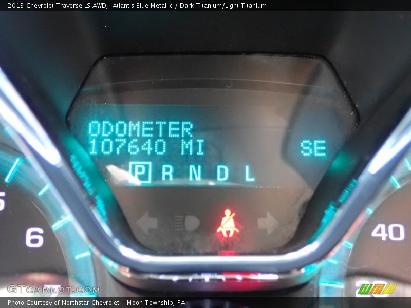 Atlantis Blue Metallic / Dark Titanium/Light Titanium 2013 Chevrolet Traverse LS AWD