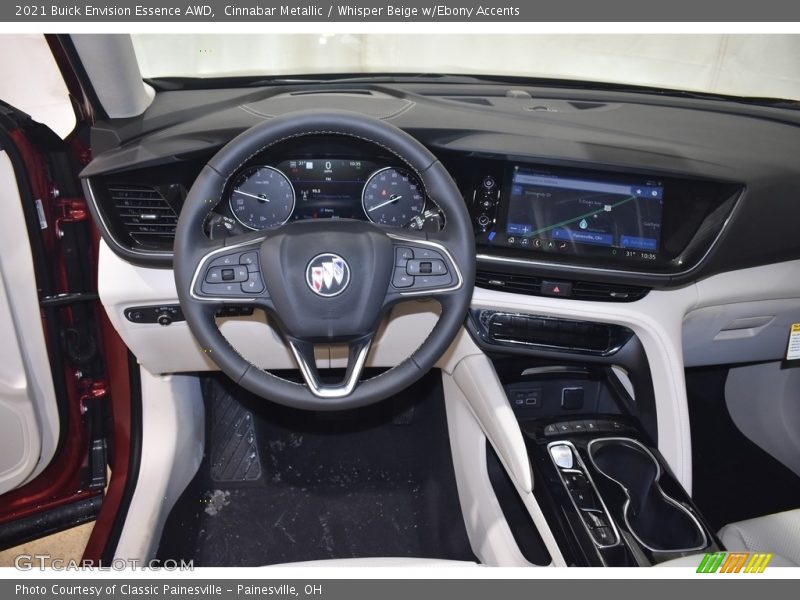 Cinnabar Metallic / Whisper Beige w/Ebony Accents 2021 Buick Envision Essence AWD