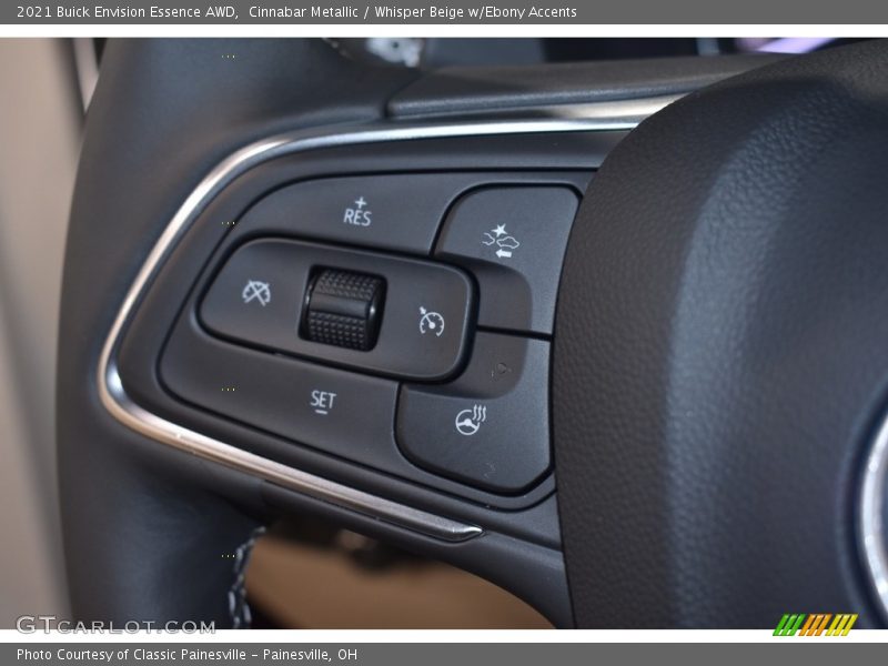 Cinnabar Metallic / Whisper Beige w/Ebony Accents 2021 Buick Envision Essence AWD