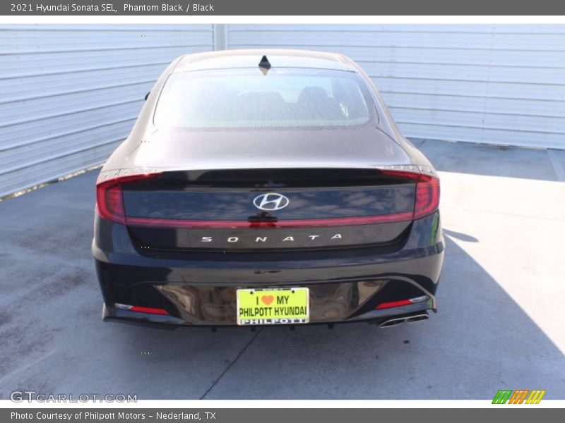 Phantom Black / Black 2021 Hyundai Sonata SEL