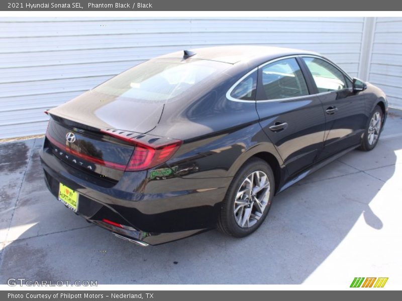 Phantom Black / Black 2021 Hyundai Sonata SEL