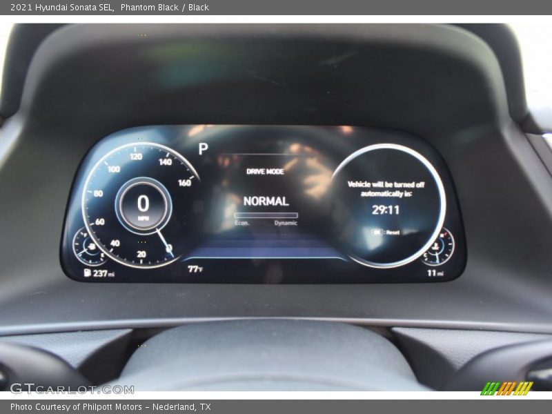 Phantom Black / Black 2021 Hyundai Sonata SEL
