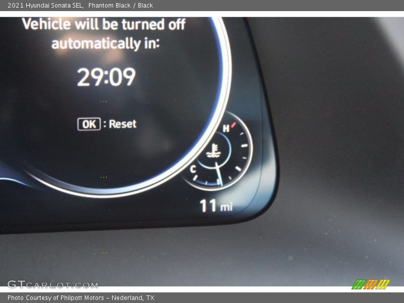 Phantom Black / Black 2021 Hyundai Sonata SEL