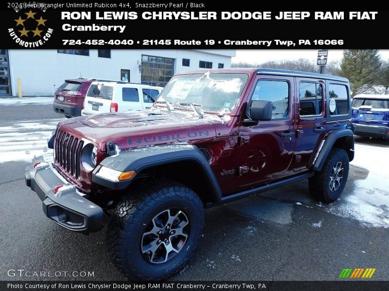 Snazzberry Pearl / Black 2021 Jeep Wrangler Unlimited Rubicon 4x4