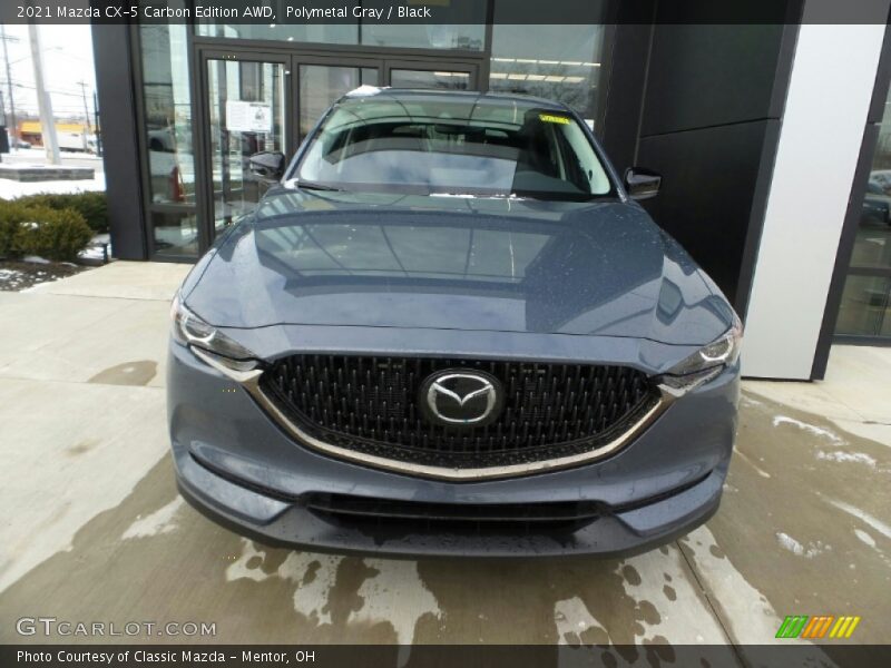 Polymetal Gray / Black 2021 Mazda CX-5 Carbon Edition AWD