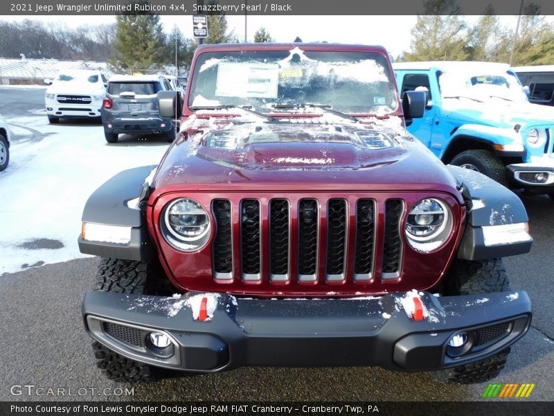 Snazzberry Pearl / Black 2021 Jeep Wrangler Unlimited Rubicon 4x4