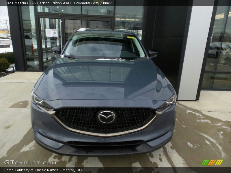 Polymetal Gray / Black 2021 Mazda CX-5 Carbon Edition AWD