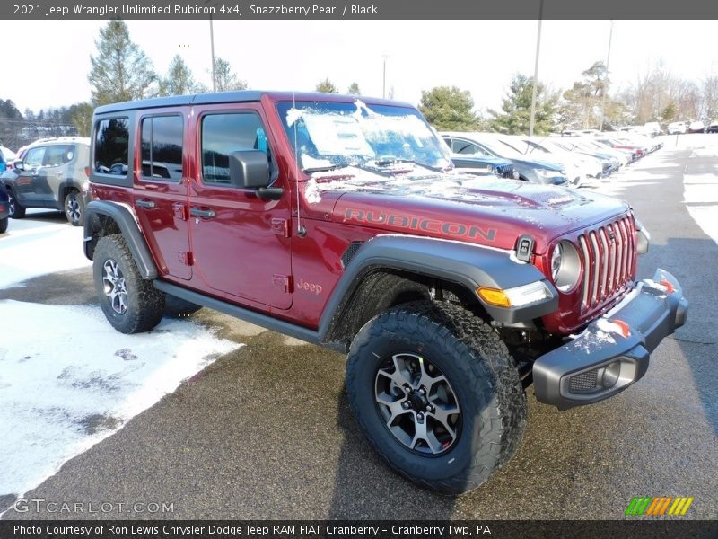 Snazzberry Pearl / Black 2021 Jeep Wrangler Unlimited Rubicon 4x4