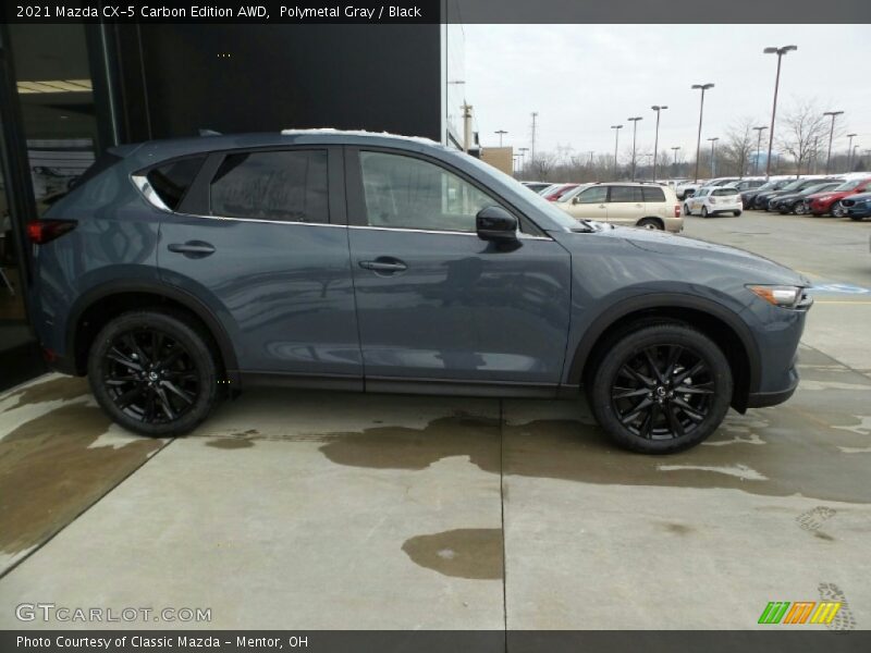 Polymetal Gray / Black 2021 Mazda CX-5 Carbon Edition AWD