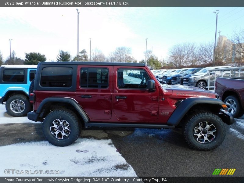 Snazzberry Pearl / Black 2021 Jeep Wrangler Unlimited Rubicon 4x4