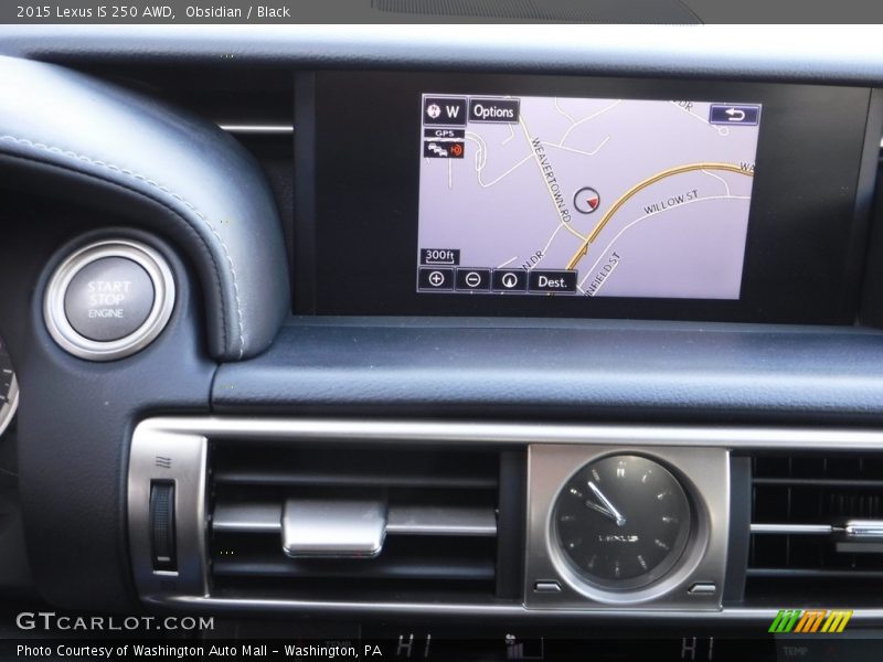 Obsidian / Black 2015 Lexus IS 250 AWD