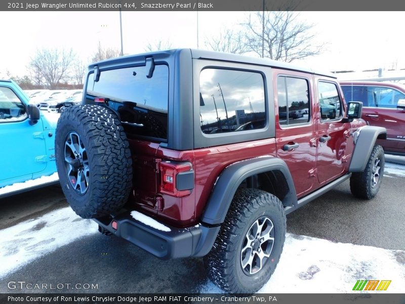 Snazzberry Pearl / Black 2021 Jeep Wrangler Unlimited Rubicon 4x4
