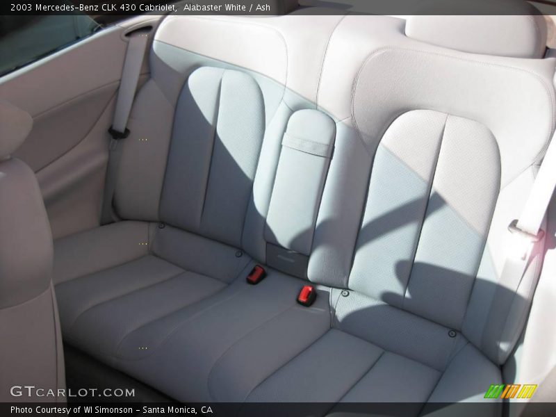 Alabaster White / Ash 2003 Mercedes-Benz CLK 430 Cabriolet