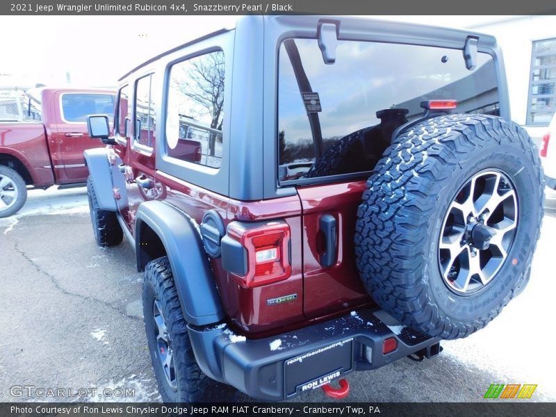 Snazzberry Pearl / Black 2021 Jeep Wrangler Unlimited Rubicon 4x4