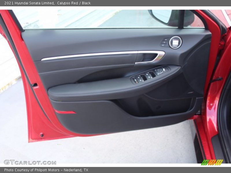 Calypso Red / Black 2021 Hyundai Sonata Limited
