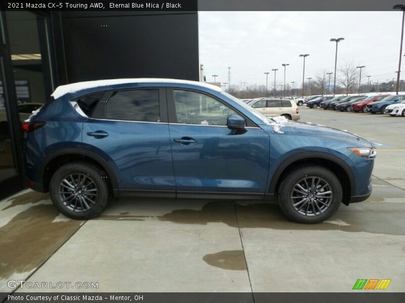 Eternal Blue Mica / Black 2021 Mazda CX-5 Touring AWD