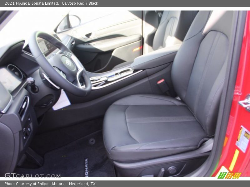 Calypso Red / Black 2021 Hyundai Sonata Limited