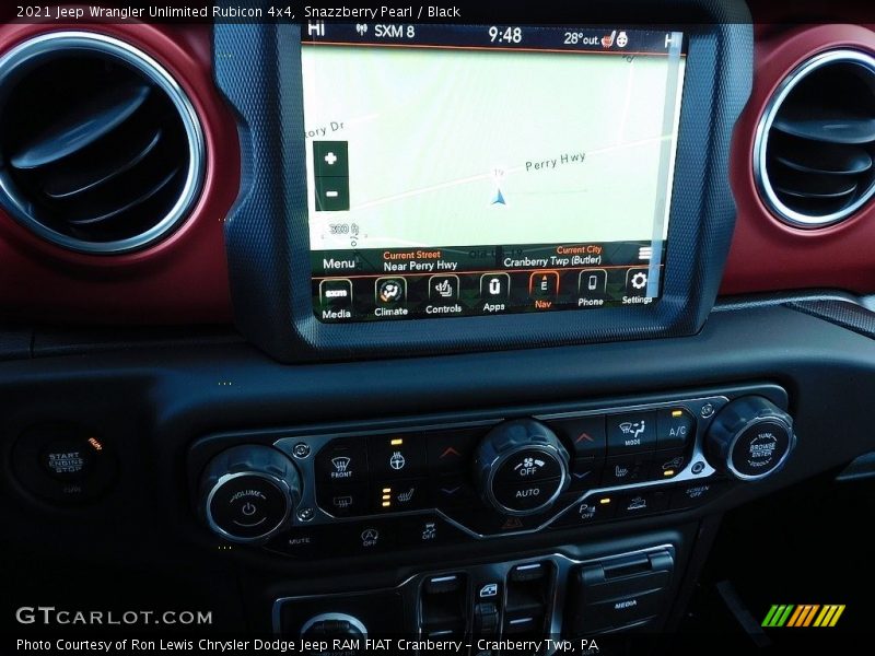 Snazzberry Pearl / Black 2021 Jeep Wrangler Unlimited Rubicon 4x4