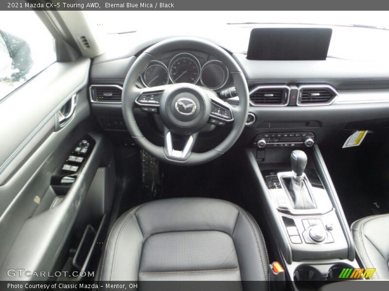 Eternal Blue Mica / Black 2021 Mazda CX-5 Touring AWD